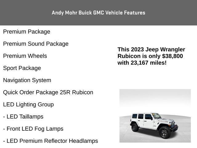 used 2023 Jeep Wrangler car, priced at $38,800