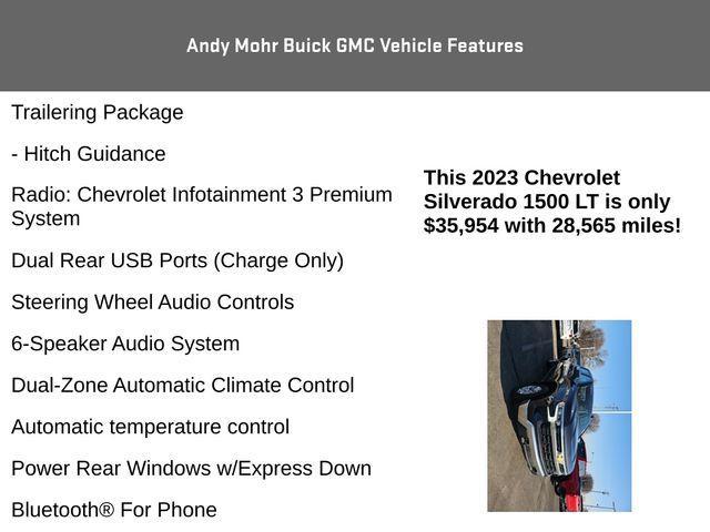 used 2023 Chevrolet Silverado 1500 car, priced at $35,954
