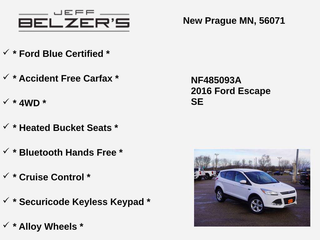 used 2016 Ford Escape car, priced at $9,967