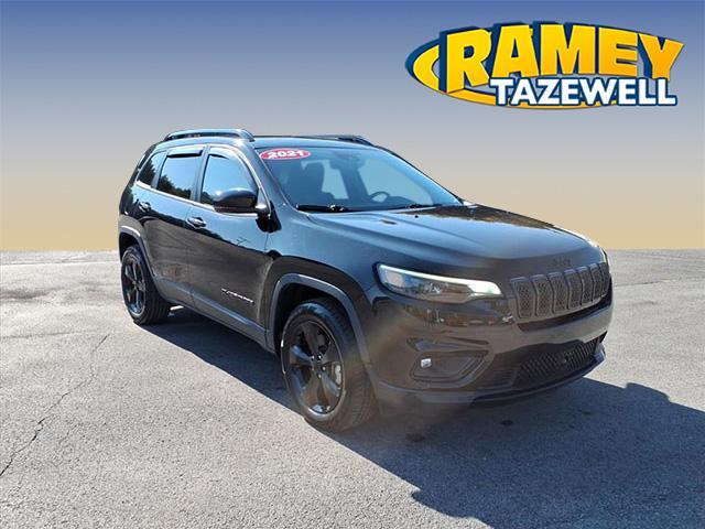 used 2021 Jeep Cherokee car, priced at $20,880