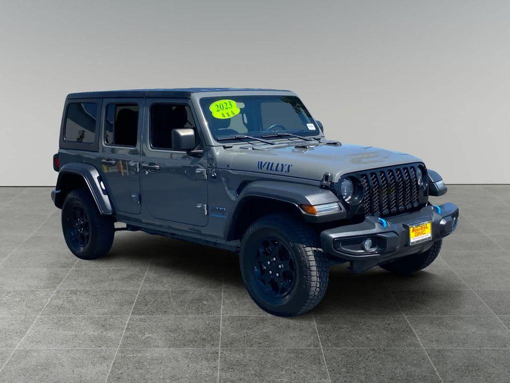 used 2023 Jeep Wrangler 4xe car, priced at $31,552