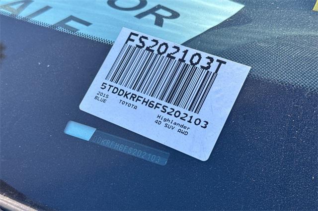 used 2015 Toyota Highlander car, priced at $17,573