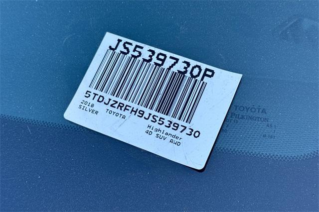 used 2018 Toyota Highlander car, priced at $25,995
