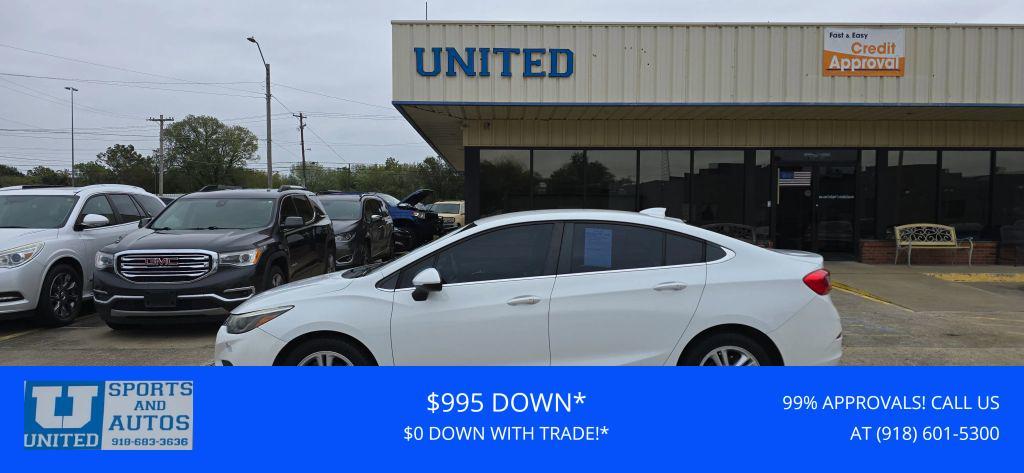 used 2016 Chevrolet Cruze car, priced at $4,950