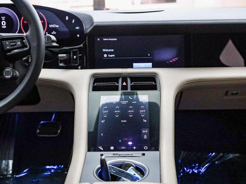 used 2025 Porsche Taycan car, priced at $105,995