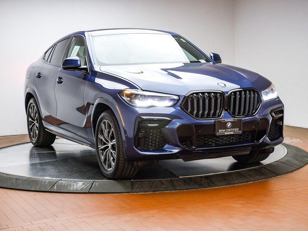 used 2022 BMW X6 car, priced at $53,591