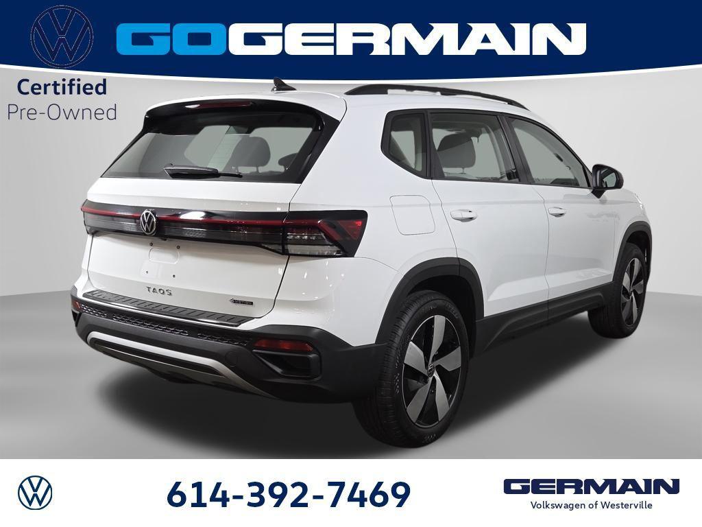 used 2025 Volkswagen Taos car, priced at $25,159