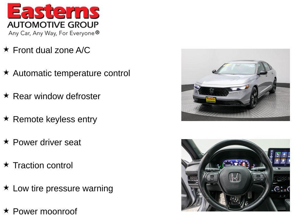 used 2024 Honda Accord Hybrid car, priced at $26,390