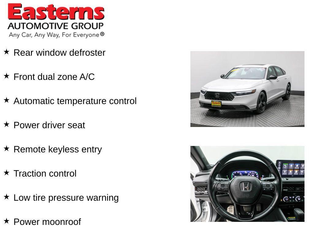 used 2025 Honda Accord Hybrid car, priced at $28,490