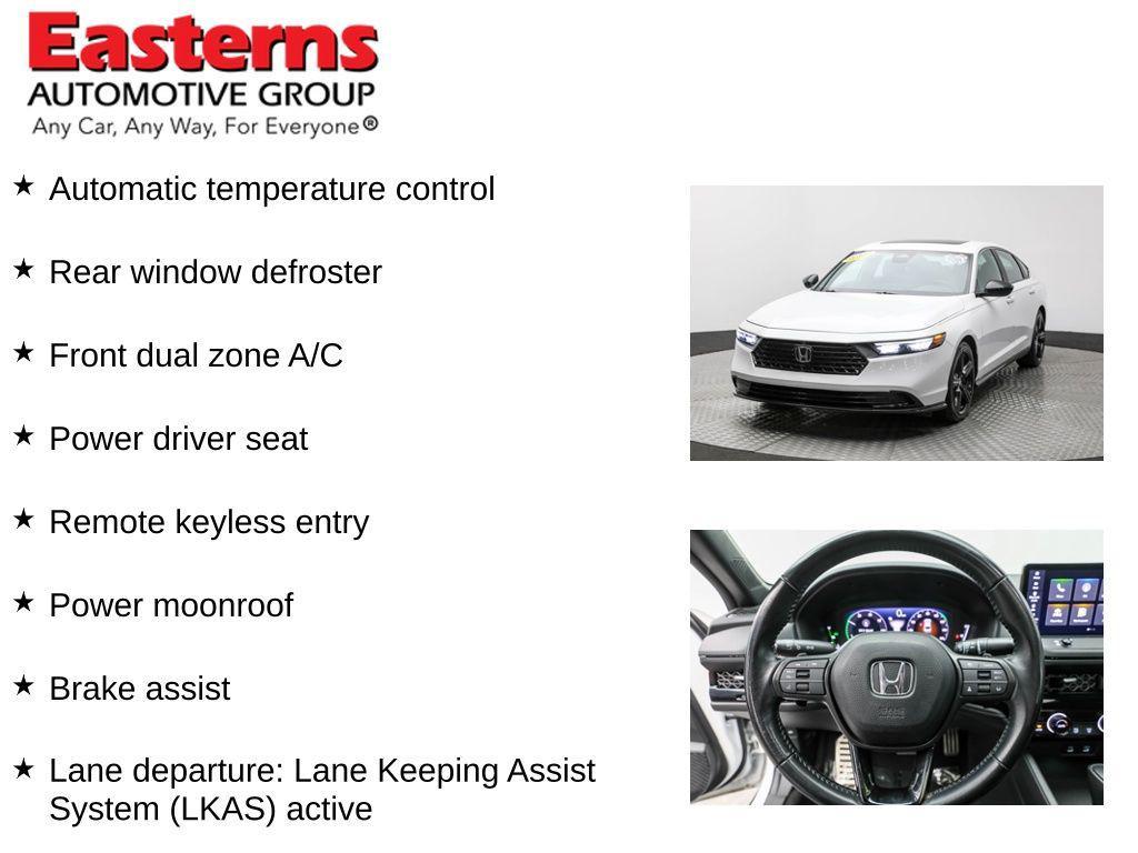 used 2023 Honda Accord Hybrid car, priced at $26,175