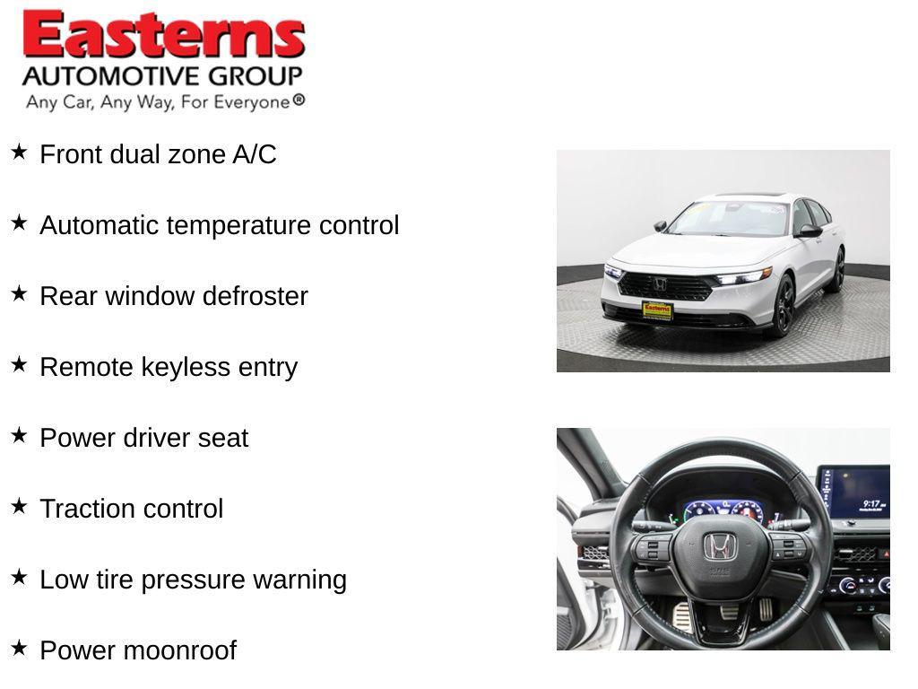 used 2024 Honda Accord Hybrid car, priced at $27,950