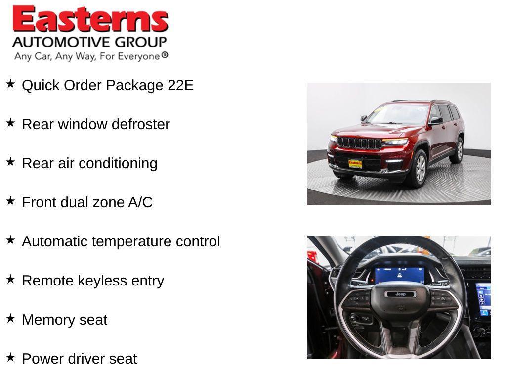 used 2021 Jeep Grand Cherokee L car, priced at $24,490