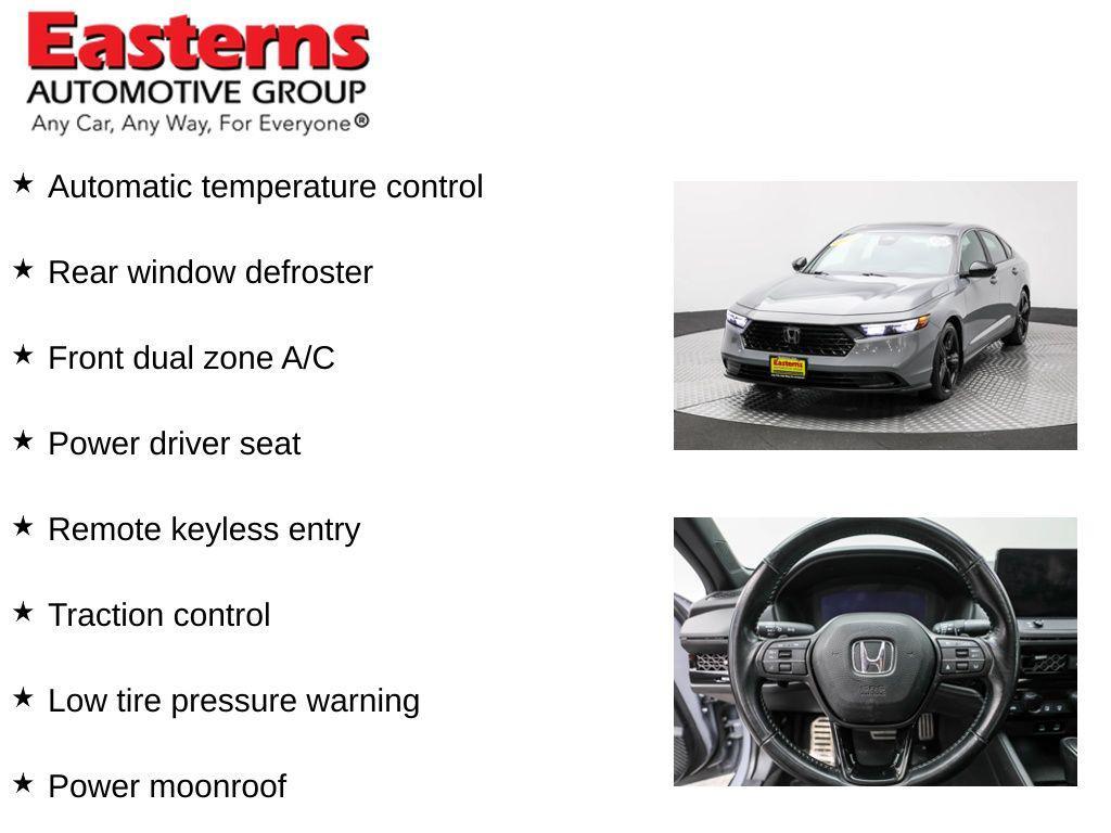 used 2023 Honda Accord Hybrid car, priced at $24,950