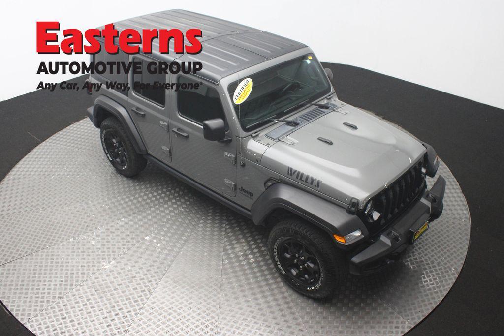 used 2021 Jeep Wrangler Unlimited car, priced at $27,289