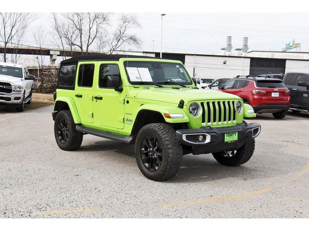 used 2021 Jeep Wrangler Unlimited 4xe car, priced at $31,495
