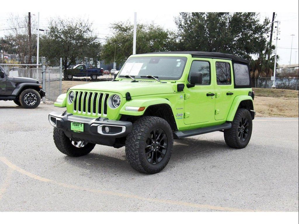 used 2021 Jeep Wrangler Unlimited 4xe car, priced at $31,495