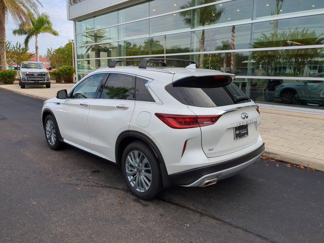 new 2025 INFINITI QX50 car, priced at $49,297