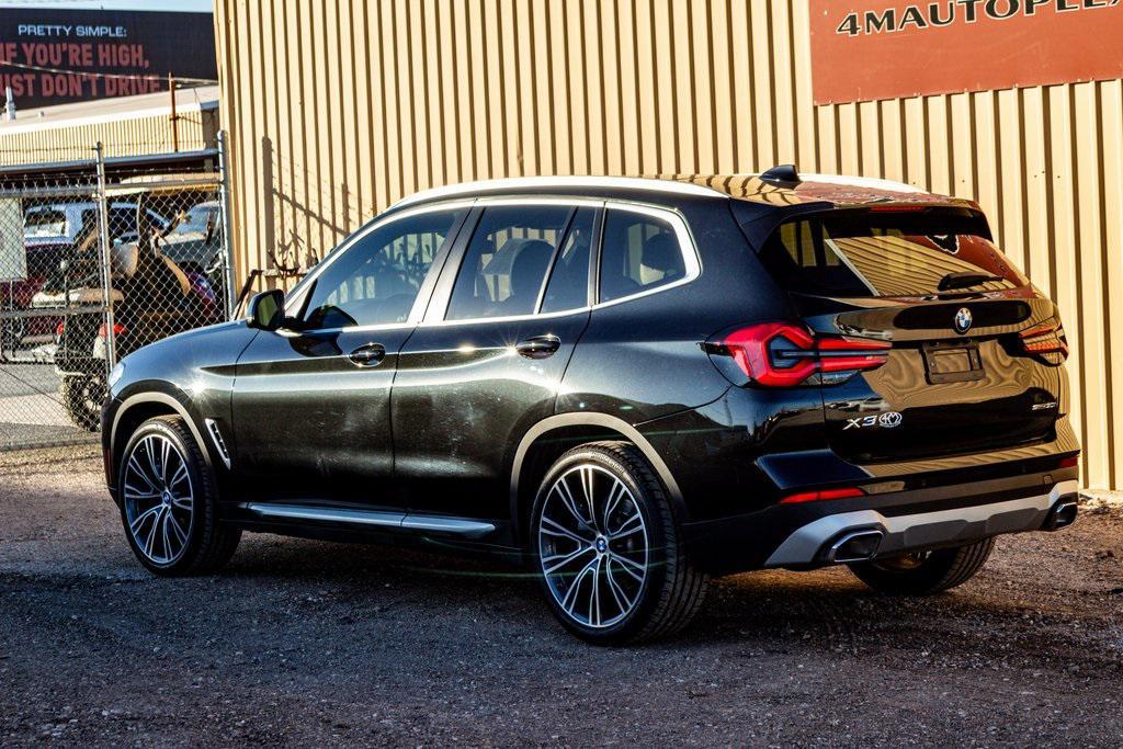 used 2022 BMW X3 car, priced at $27,500