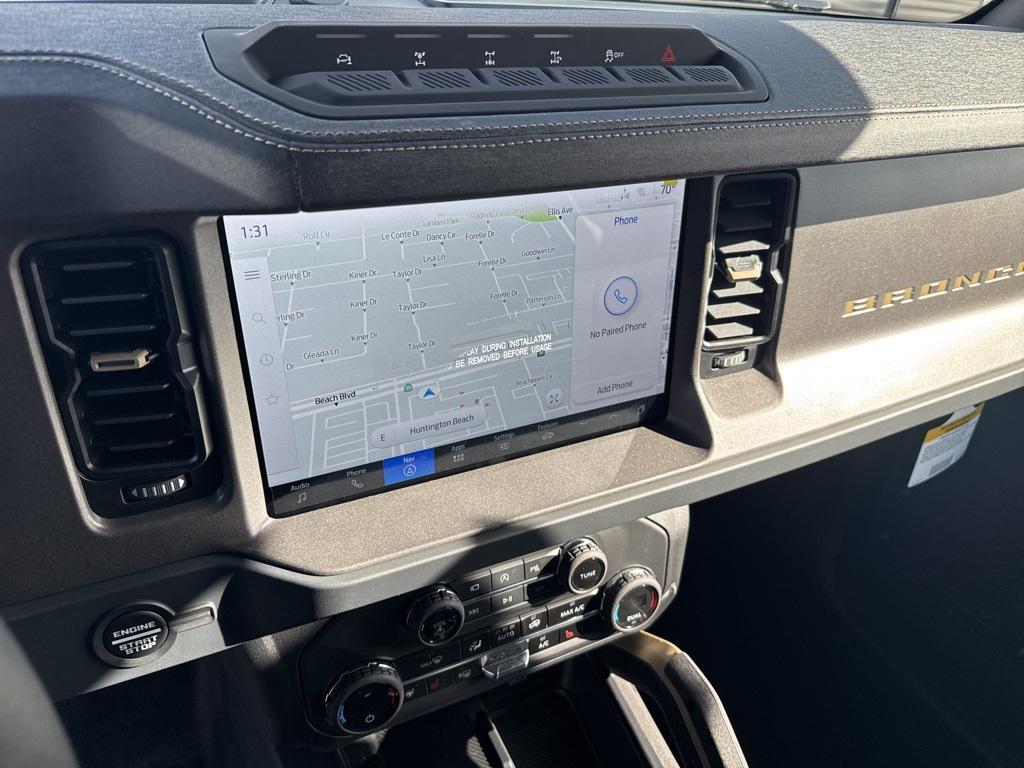 new 2025 Ford Bronco car, priced at $69,340