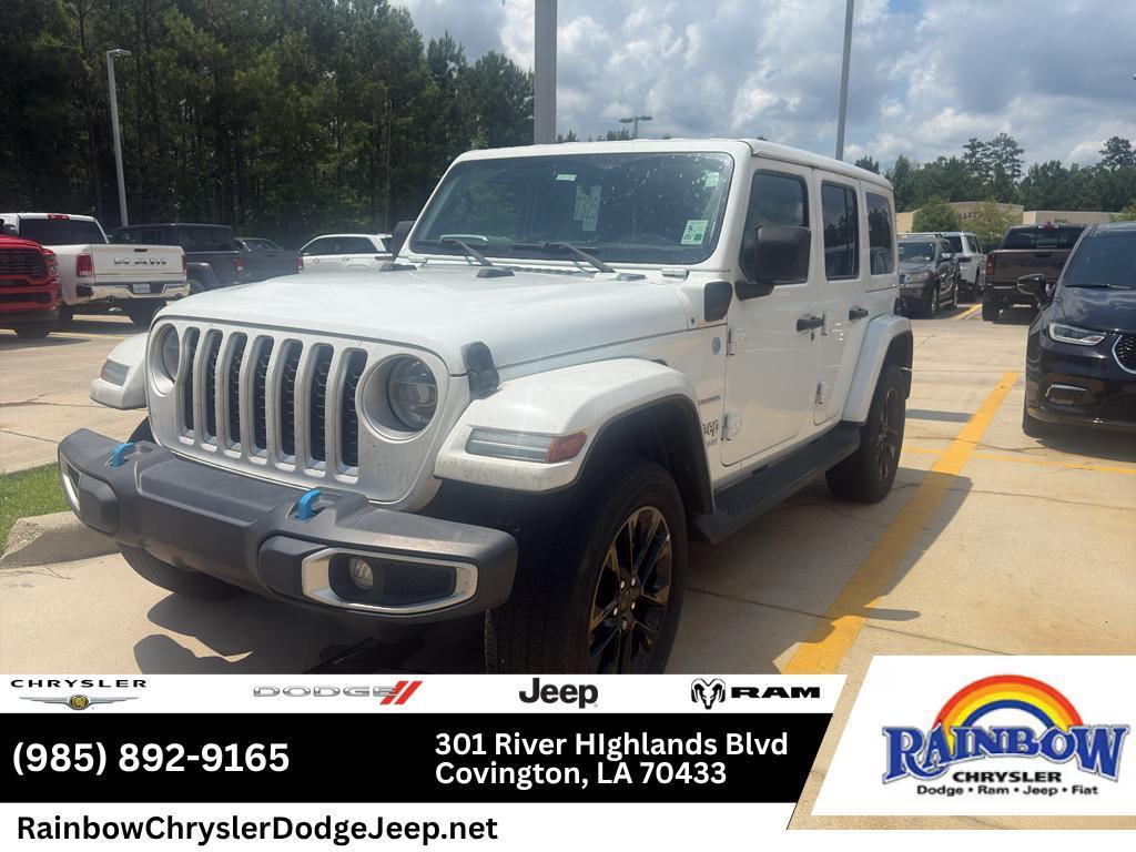 used 2022 Jeep Wrangler Unlimited 4xe car, priced at $31,374