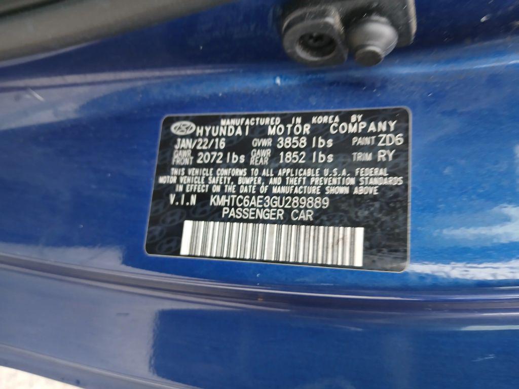 used 2016 Hyundai Veloster car, priced at $5,999