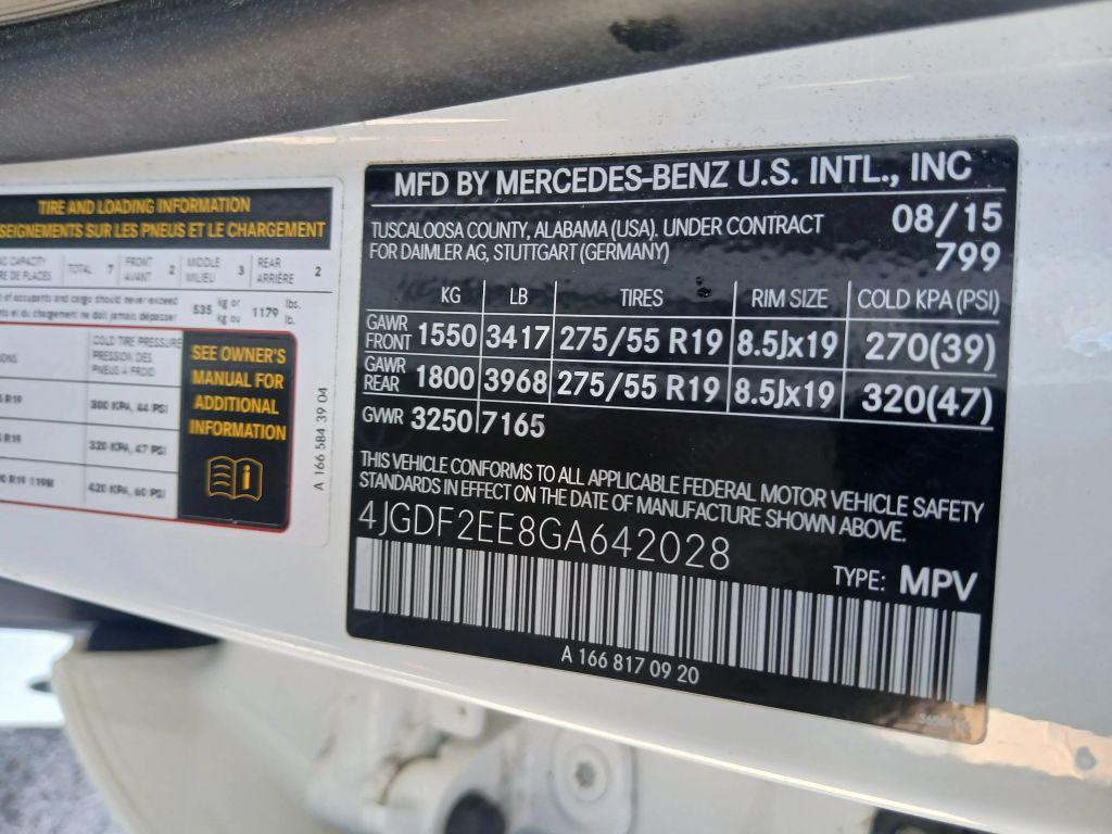 used 2016 Mercedes-Benz GL-Class car, priced at $13,586