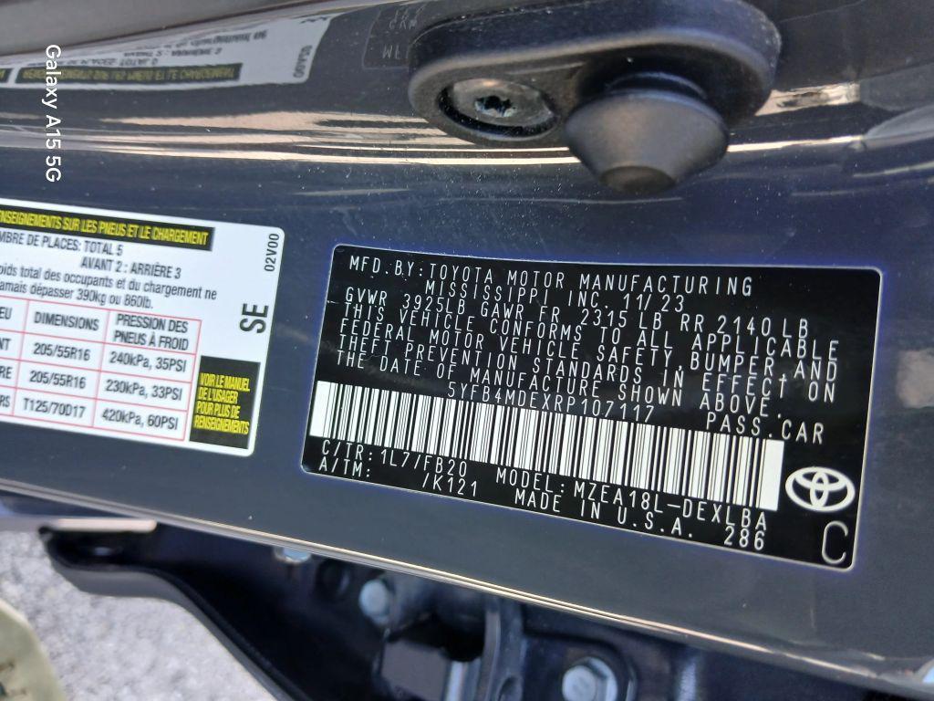 used 2024 Toyota Corolla car, priced at $15,824