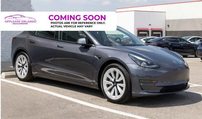 used 2022 Tesla Model 3 car, priced at $19,452