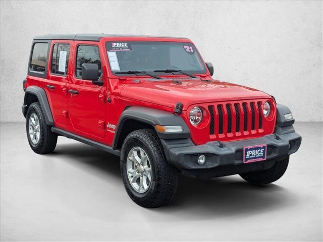 used 2021 Jeep Wrangler Unlimited car, priced at $27,250