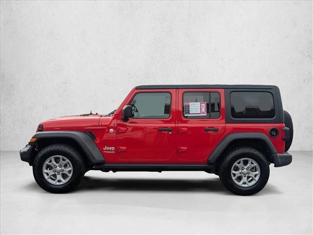 used 2021 Jeep Wrangler Unlimited car, priced at $27,250