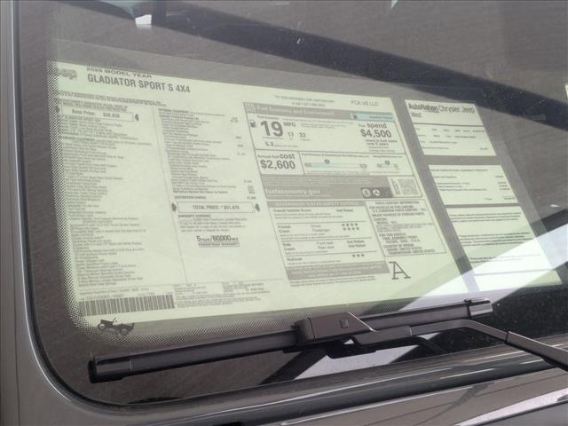 new 2026 Jeep Gladiator car, priced at $48,749