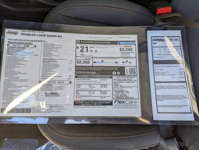 new 2026 Jeep Wrangler car, priced at $55,569