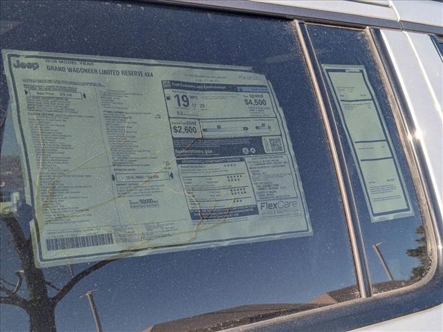 new 2026 Jeep Grand Wagoneer car, priced at $79,789