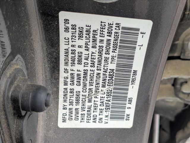 used 2009 Honda Civic car, priced at $6,140