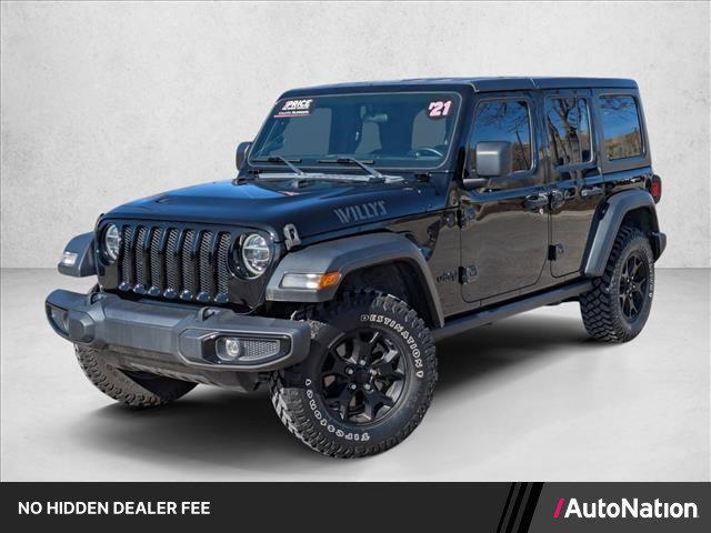 used 2021 Jeep Wrangler car, priced at $26,999