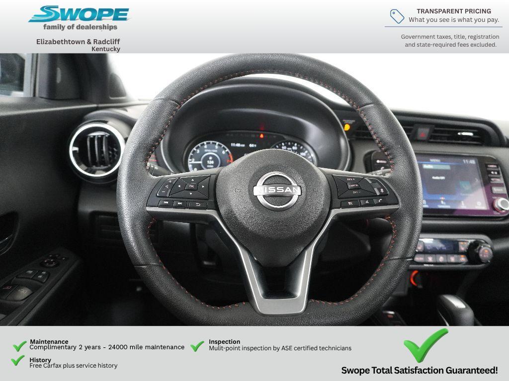 used 2023 Nissan Kicks car, priced at $22,399