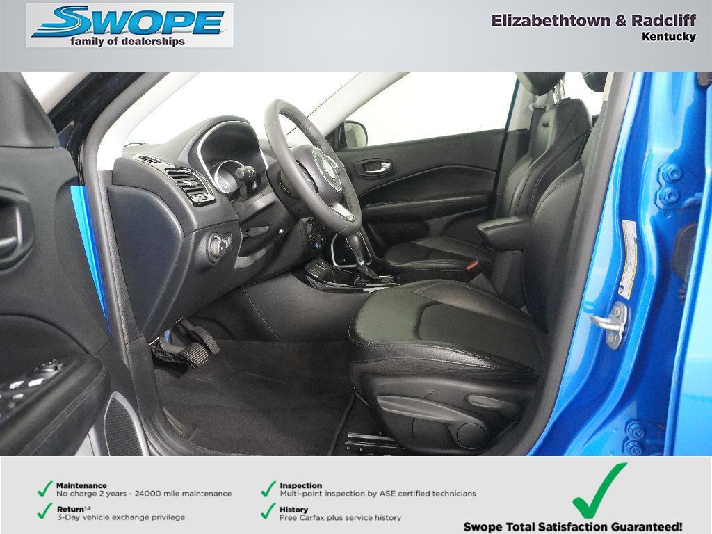 used 2021 Jeep Compass car, priced at $21,400