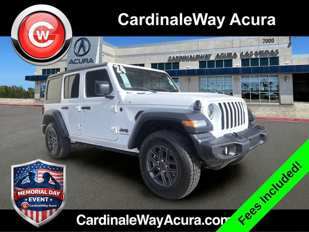 used 2024 Jeep Wrangler car, priced at $33,857