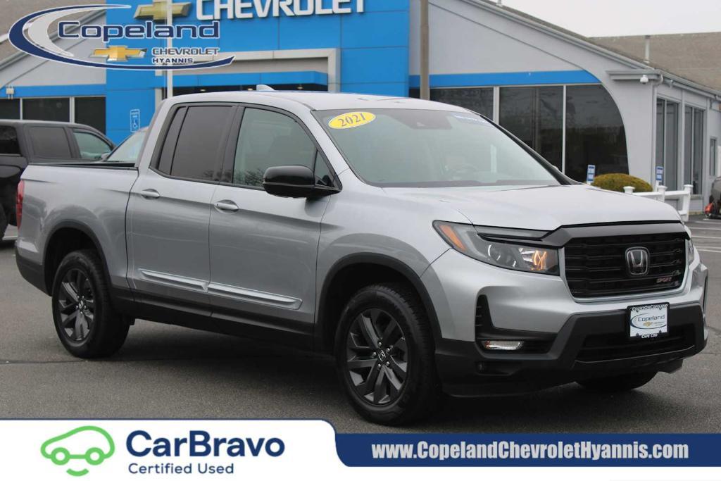 used 2021 Honda Ridgeline car, priced at $26,372