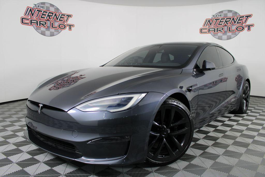used 2021 Tesla Model S car, priced at $48,949