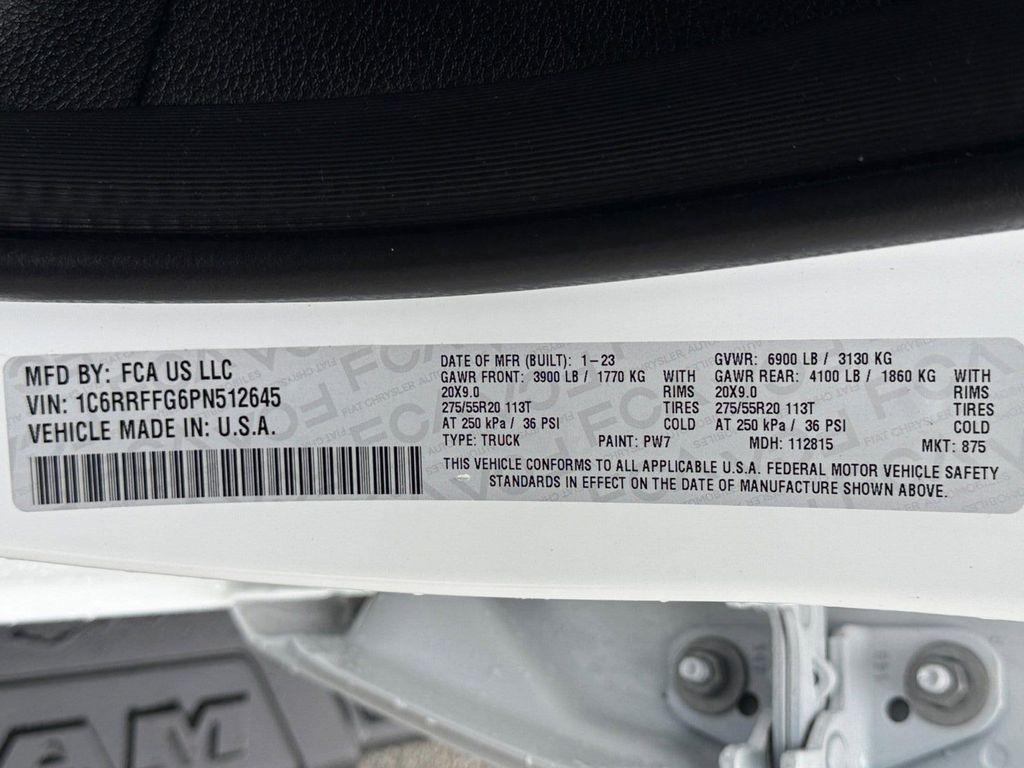 used 2023 Ram 1500 car, priced at $39,189