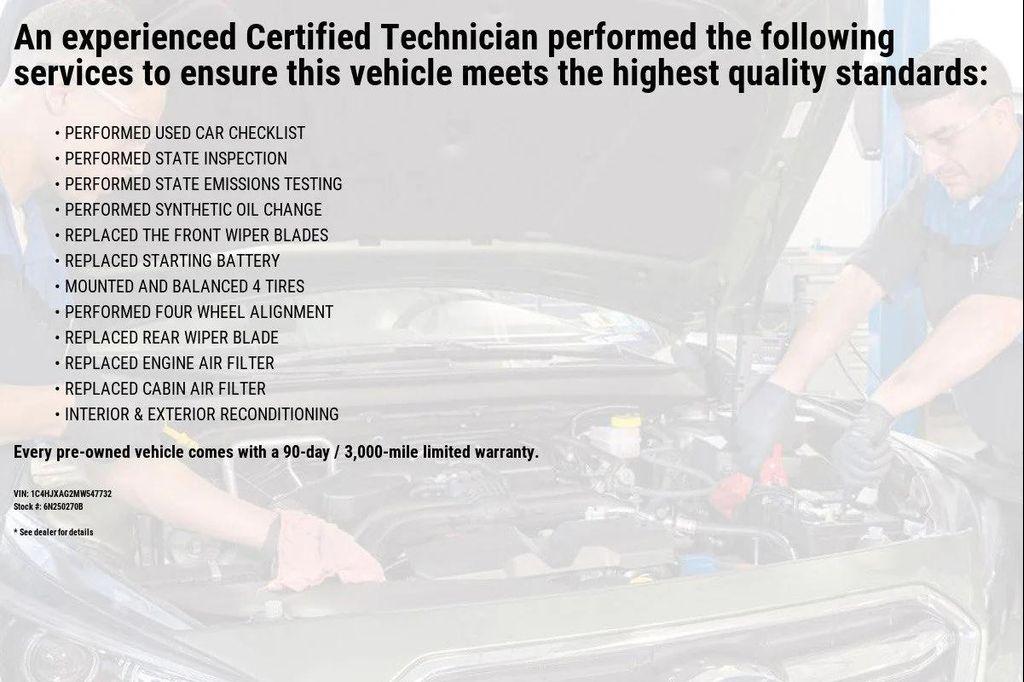 used 2021 Jeep Wrangler car, priced at $26,499