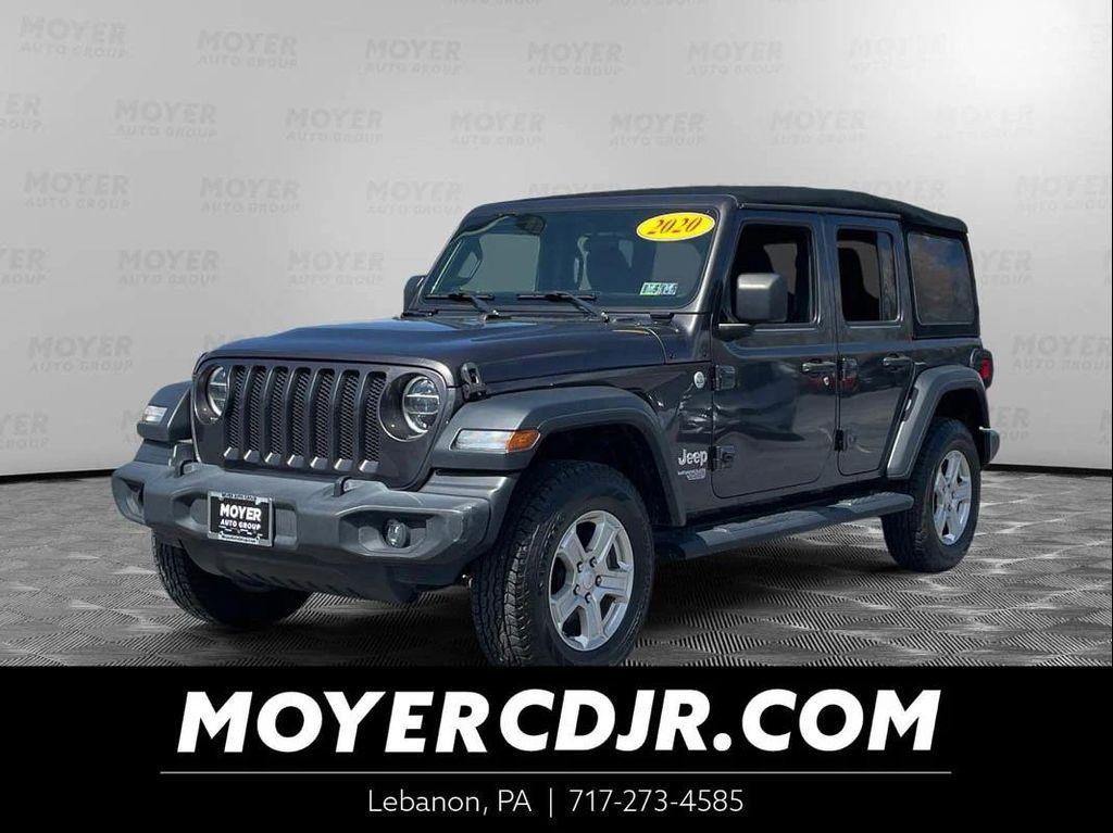 used 2020 Jeep Wrangler Unlimited car, priced at $21,999