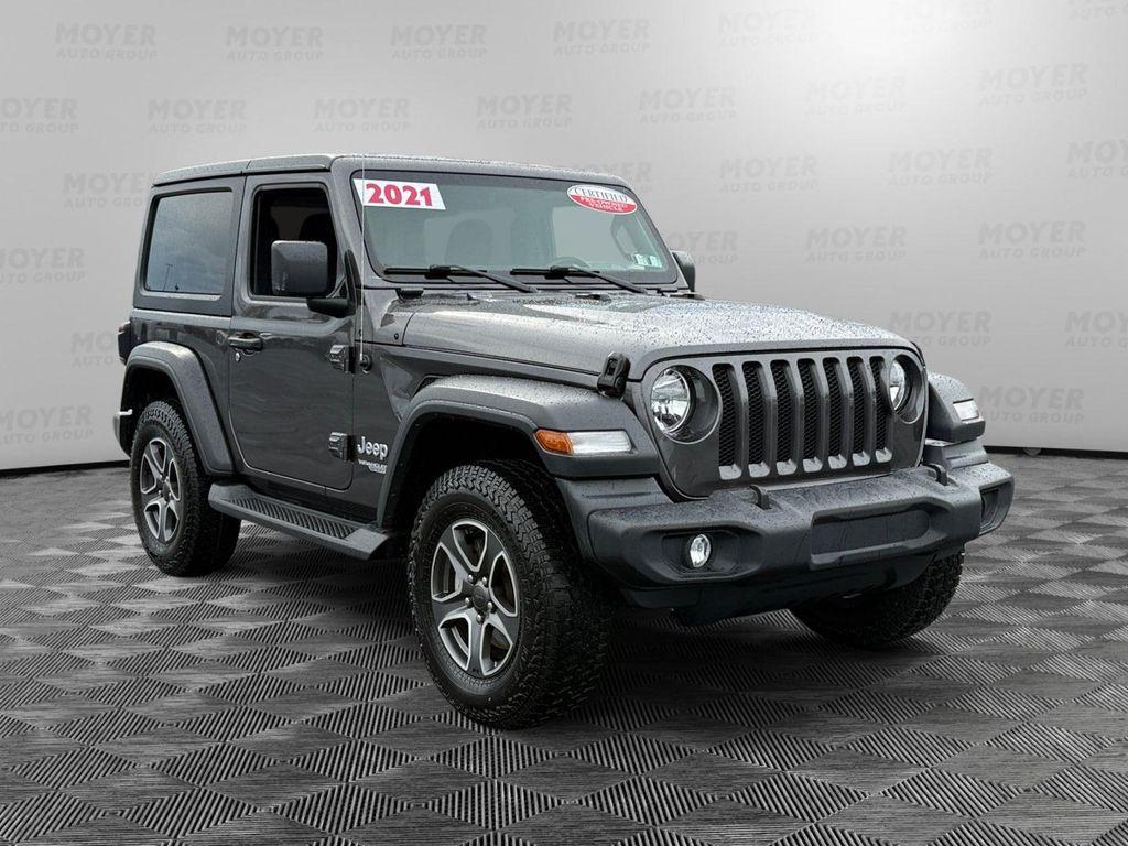 used 2021 Jeep Wrangler car, priced at $27,488