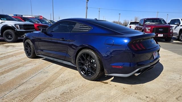 2018 Kona Blue Metallic Ford Mustang