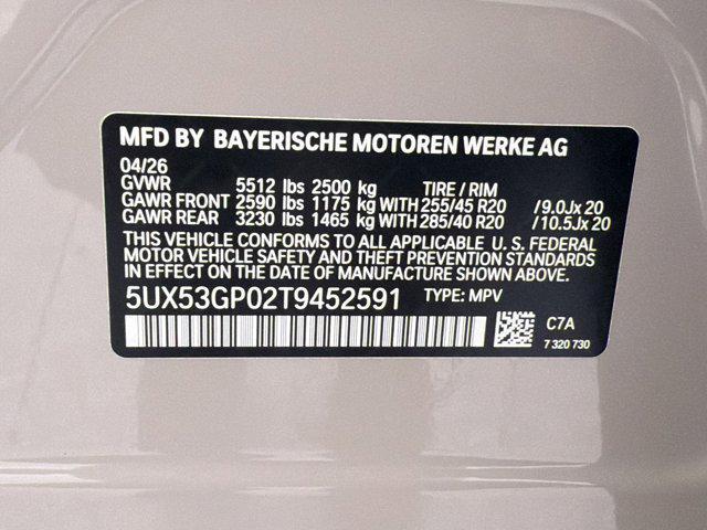 new 2026 BMW X3 car, priced at $60,350