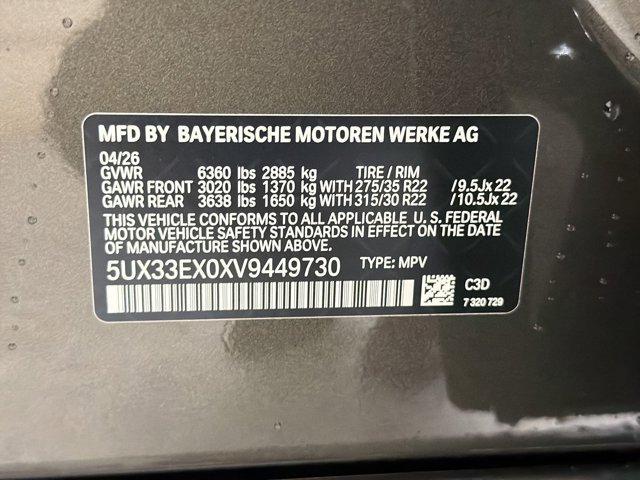 new 2027 BMW X6 car, priced at $85,935