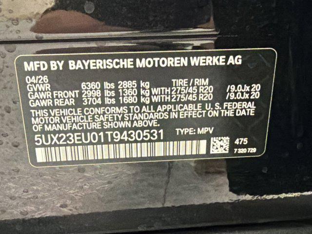 new 2026 BMW X5 car, priced at $76,025
