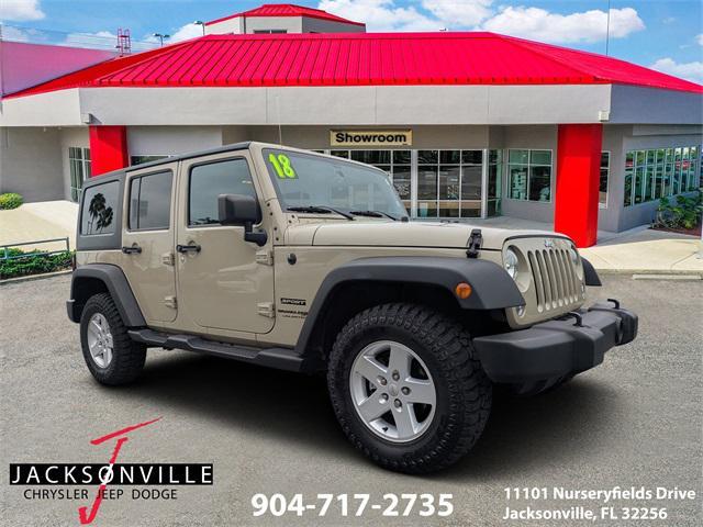 used 2018 Jeep Wrangler JK Unlimited car, priced at $22,990
