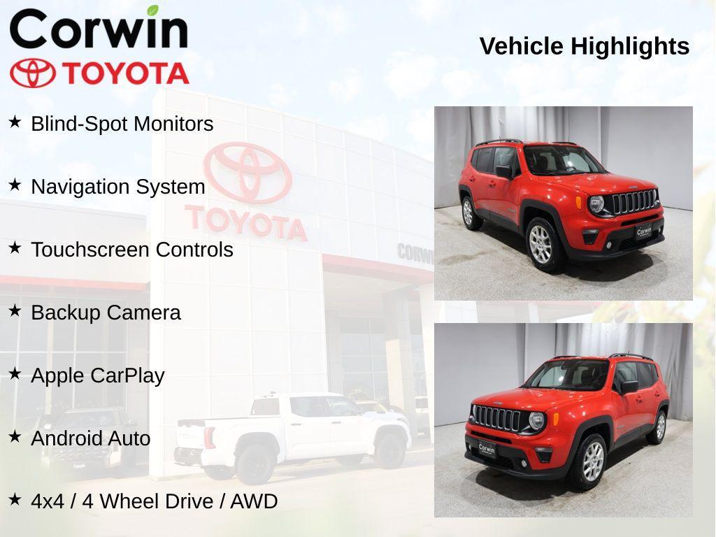 used 2022 Jeep Renegade car, priced at $17,997